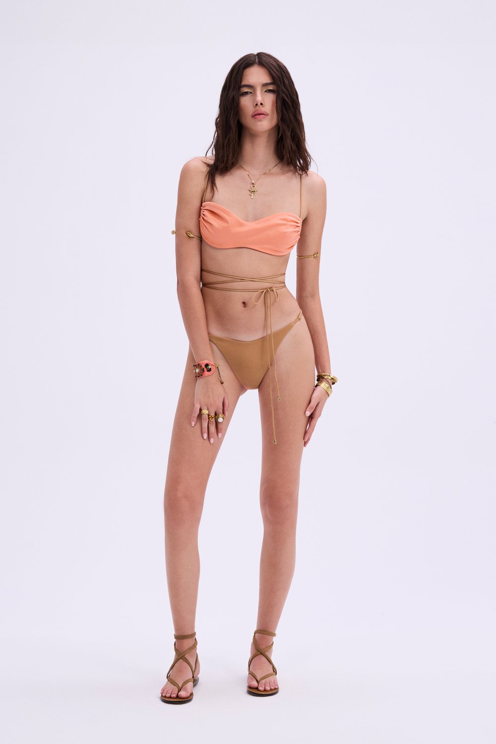 Haracci-Isis Yavruağzı Altın Rengi Bikini-Bikini & Mayo-4-fleurdirect.live