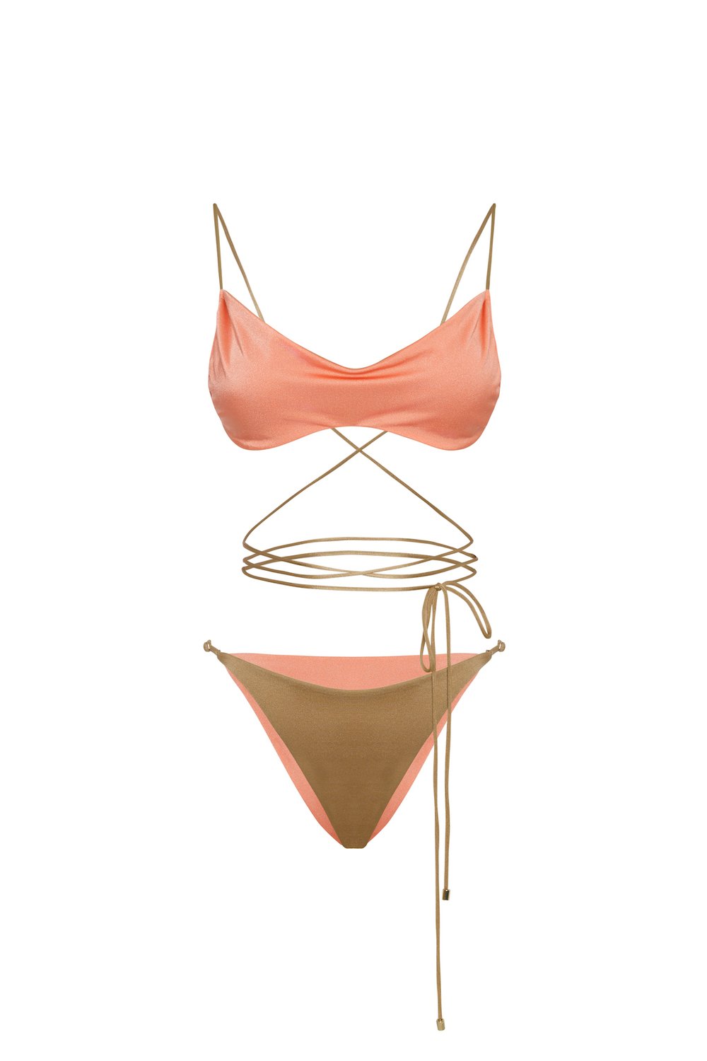 Haracci-Isis Yavruağzı Altın Rengi Bikini-Bikini & Mayo-9-fleurdirect.live