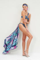 Haracci-Magic Fish Tek Omuzlu Bikini Nikel Mavi-Bikini & Mayo-2-fleurdirect.live