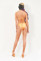 Haracci-Queen of Flowers Halter Mayo Mango Sarısı-Mayo-7-fleurdirect.live