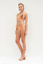 Haracci-Queen of Flowers Üçgen Bikini Mango Sarısı-Bikini & Mayo-4-fleurdirect.live