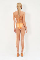 Haracci-Queen of Flowers Üçgen Bikini Mango Sarısı-Bikini & Mayo-6-fleurdirect.live