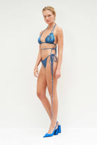 Haracci-Queen of Flowers Üçgen Bikini Nikel Mavi-Bikini & Mayo-5-fleurdirect.live