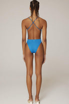Haracci-Savanna V-Yaka Çapraz Askılı Mavi Mayo-Bikini & Mayo-2-fleurdirect.live