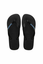 Havaianas-Logo Filette Black/Black/Turquoise-Sandalet & Terlik-1-fleurdirect.live