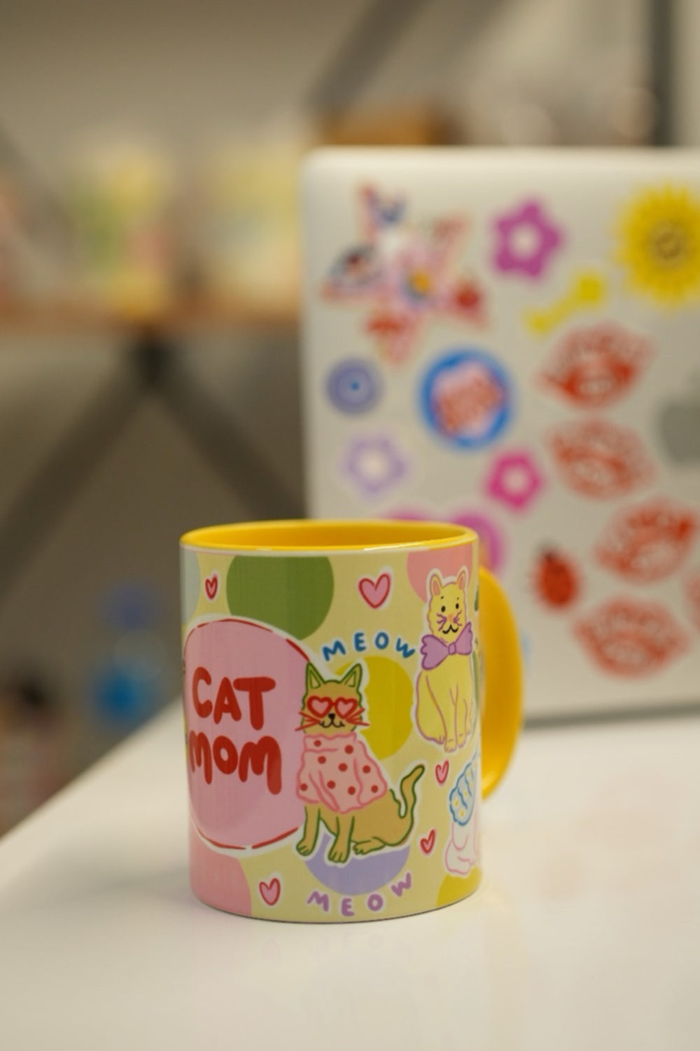 Hello Melody-Cat Mom Kupa-Bardak-2-fleurdirect.live