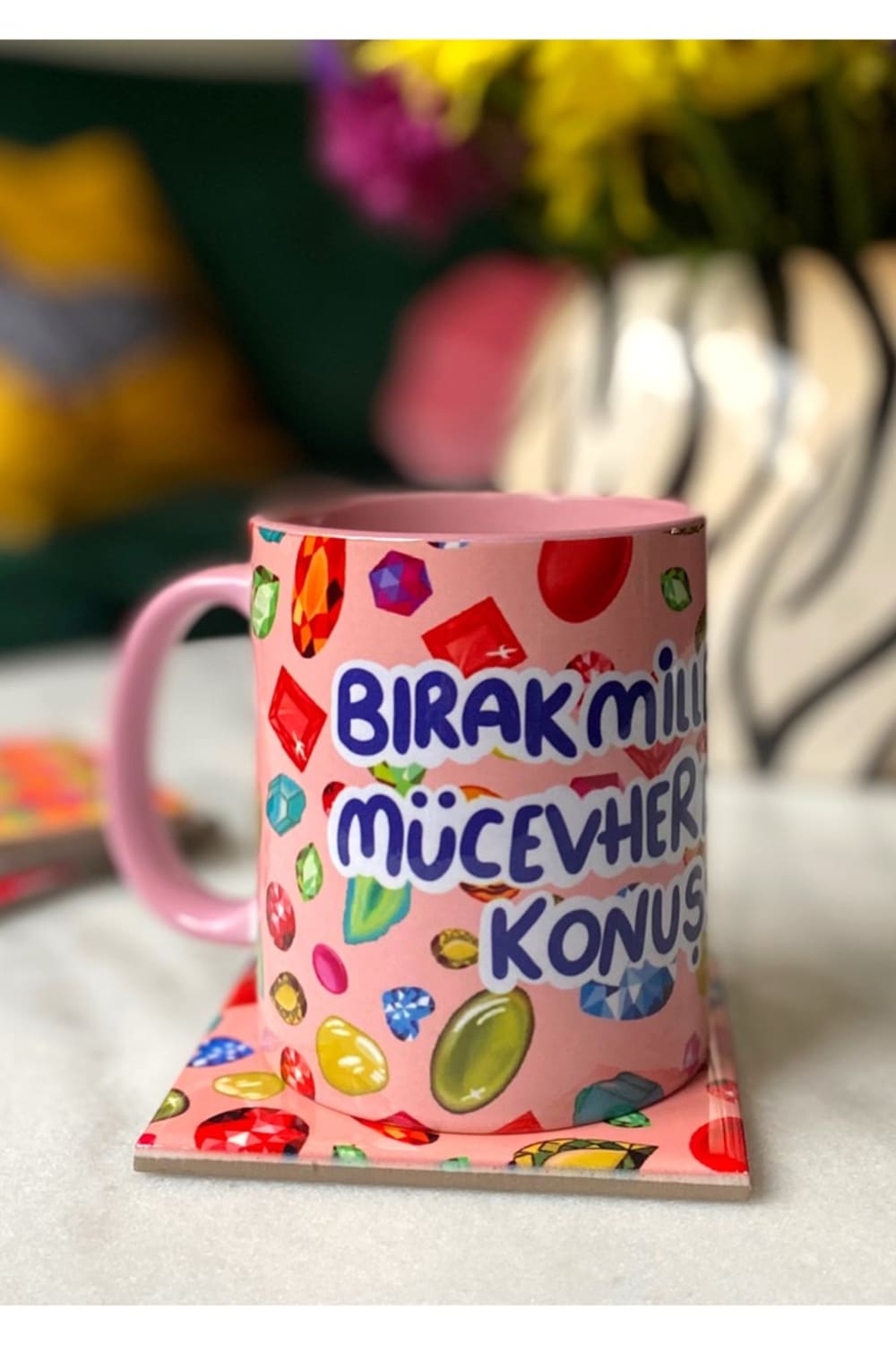 Hello Melody-Mücevher Kupa-Bardak-4-fleurdirect.live