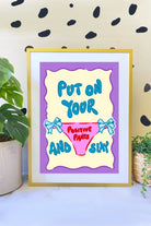 Hello Melody-Positive Pants Baskı-Tablo-1-fleurdirect.live