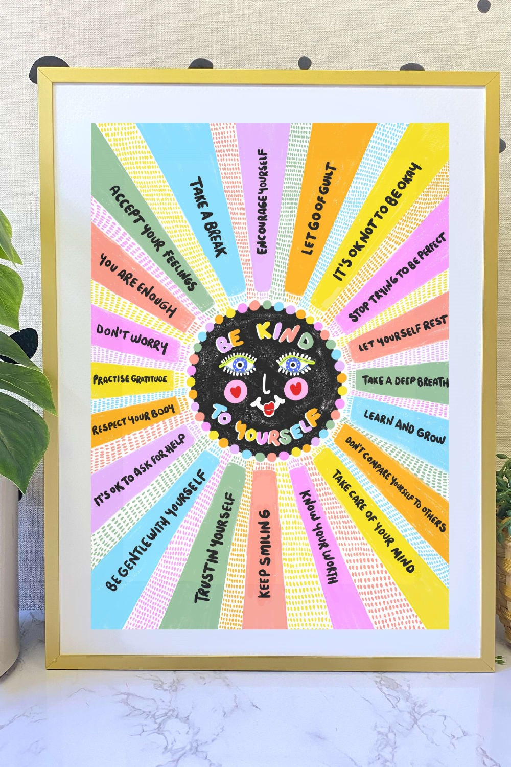 Hello Melody-Self-Care Moon Baskı-Tablo-2-fleurdirect.live