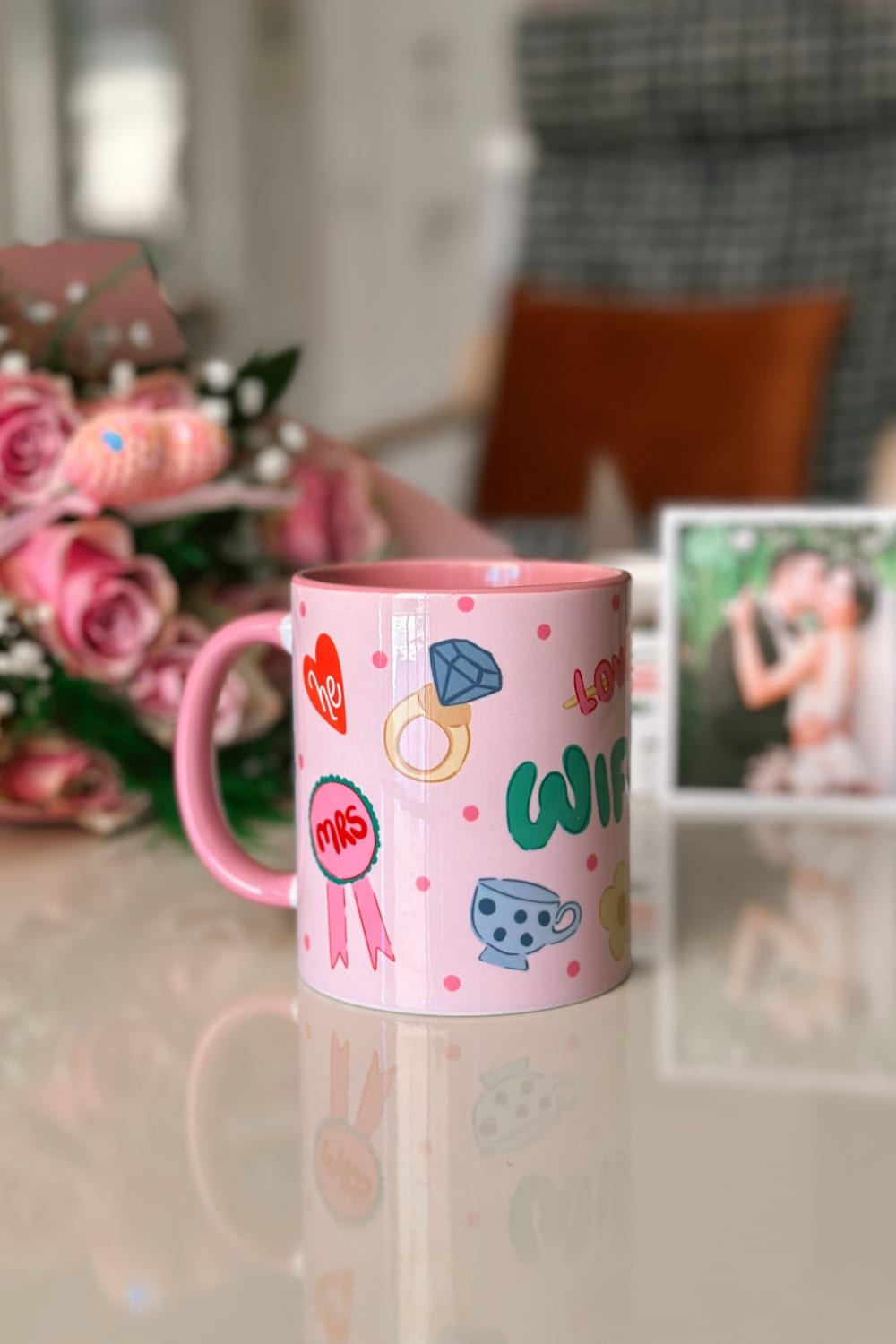 Hello Melody-Wifey Mug-Bardak-4-fleurdirect.live