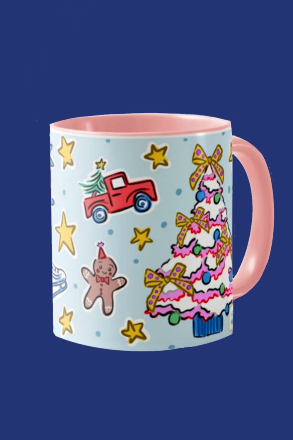 Hello Melody-Xmas Icons Kupa-Bardak-1-fleurdirect.live