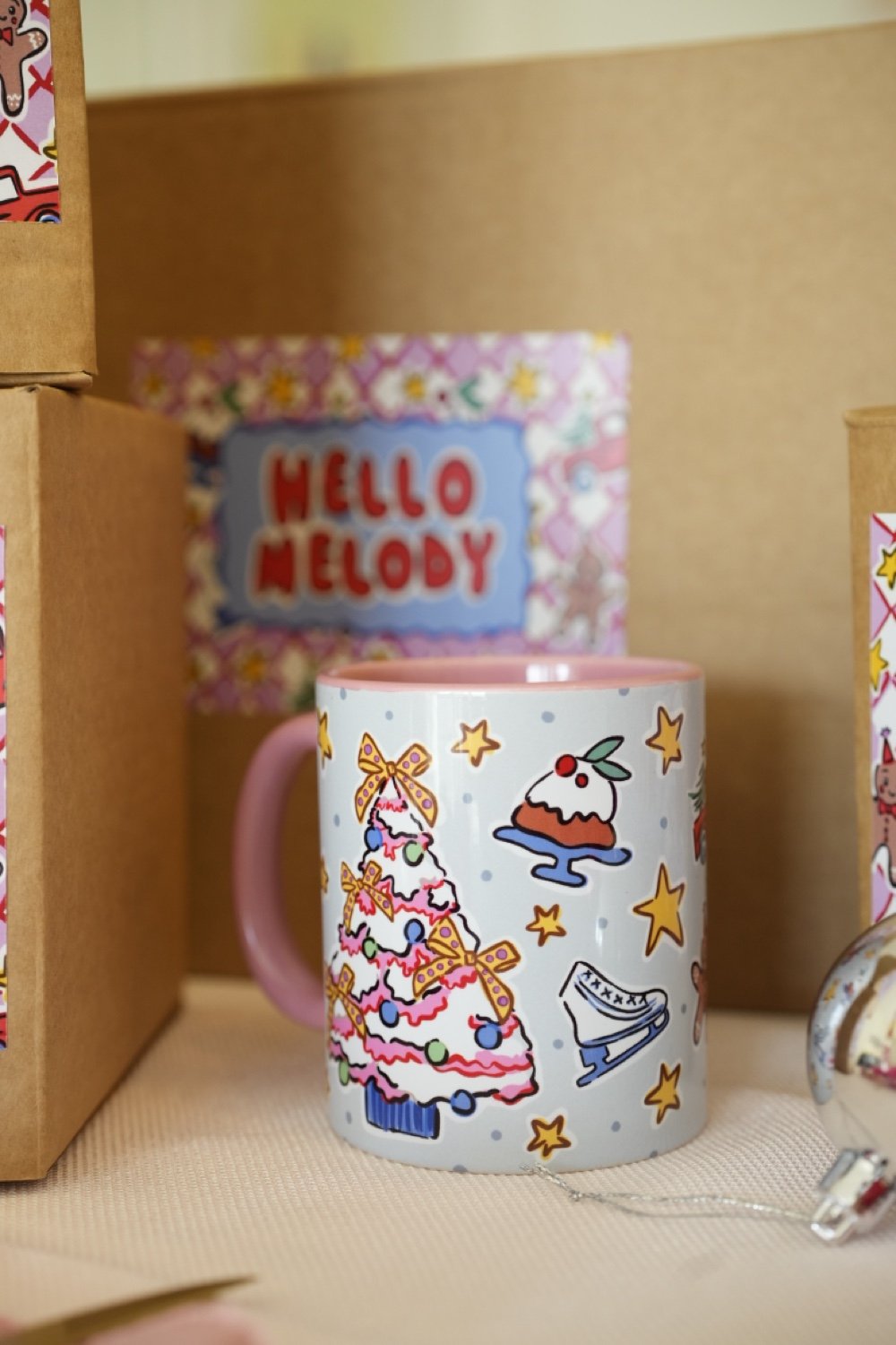 Hello Melody-Xmas Icons Kupa-Bardak-3-fleurdirect.live