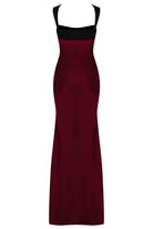 Herfetch-Maroon Dress-Elbise-2-fleurdirect.live