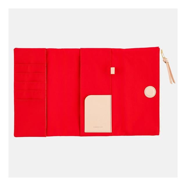 Hobonichi-Techo Weeks Cover Tragen Red Defter Kılıfı-Aksesuar-11-fleurdirect.live