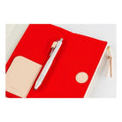 Hobonichi-Techo Weeks Cover Tragen Red Defter Kılıfı-Aksesuar-4-fleurdirect.live