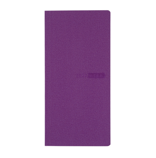Hobonichi-Hobonichi Techo Weeks Mega B6 Deri Kapak Slim Colors: Rich Purple-Çizgili-1-fleurdirect.live