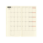 Hobonichi-Hobonichi Techo Weeks Mega B6 Deri Kapak Slim Colors: Rich Purple-Çizgili-10-fleurdirect.live