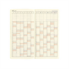 Hobonichi-Hobonichi Techo Weeks Mega B6 Deri Kapak Slim Colors: Rich Purple-Çizgili-12-fleurdirect.live
