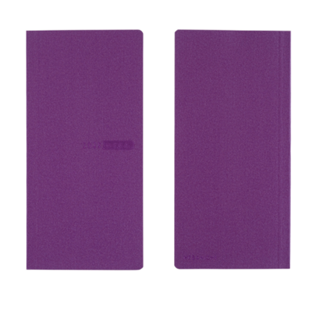 Hobonichi-Hobonichi Techo Weeks Mega B6 Deri Kapak Slim Colors: Rich Purple-Çizgili-3-fleurdirect.live