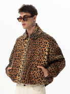Leopar Desen Gabardin Mont