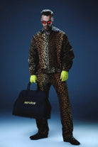 Leopar Desen Gabardin Mont