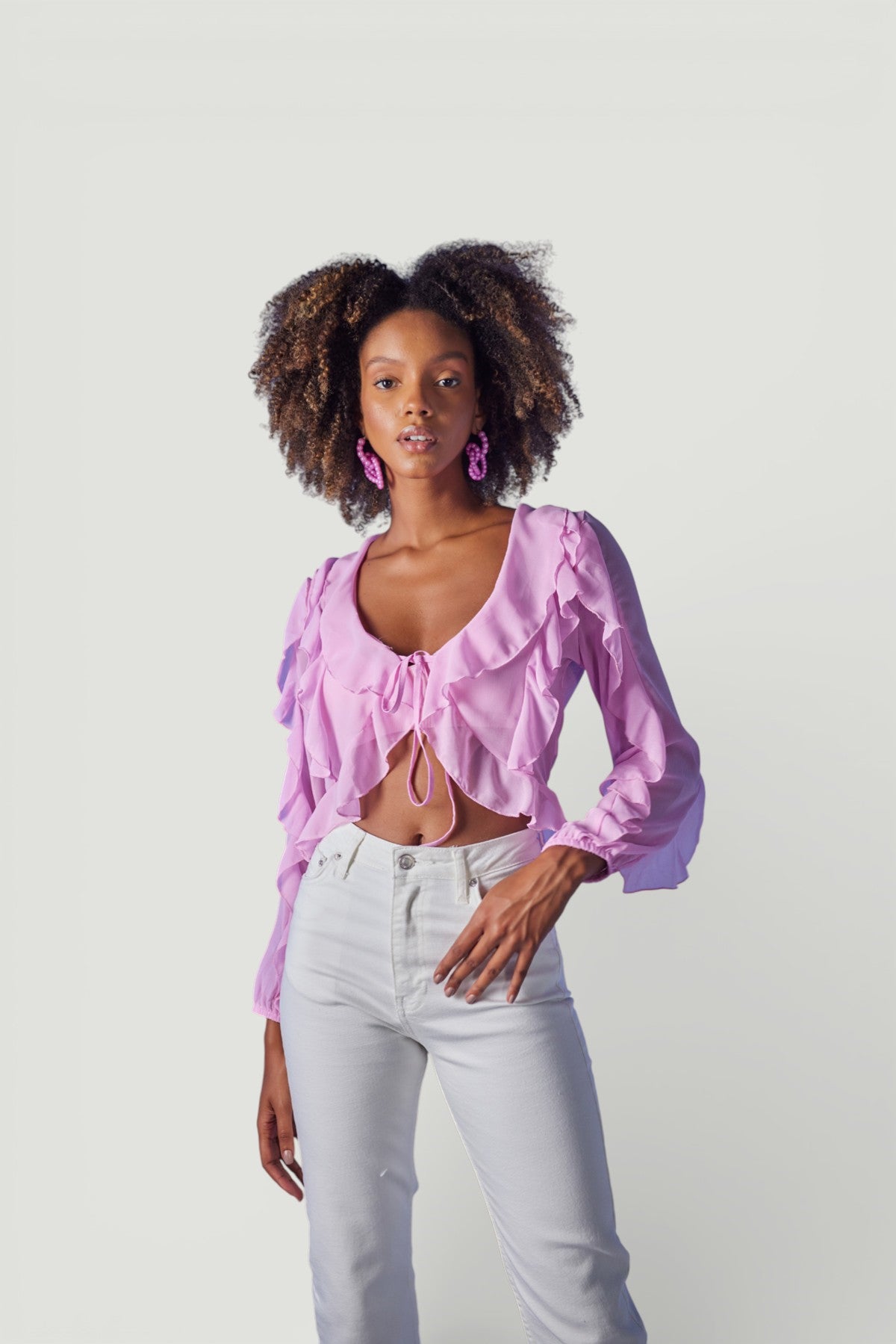 Holly Lolly-Elsa Bluz, Pembe-Bluz-2-fleurdirect.live