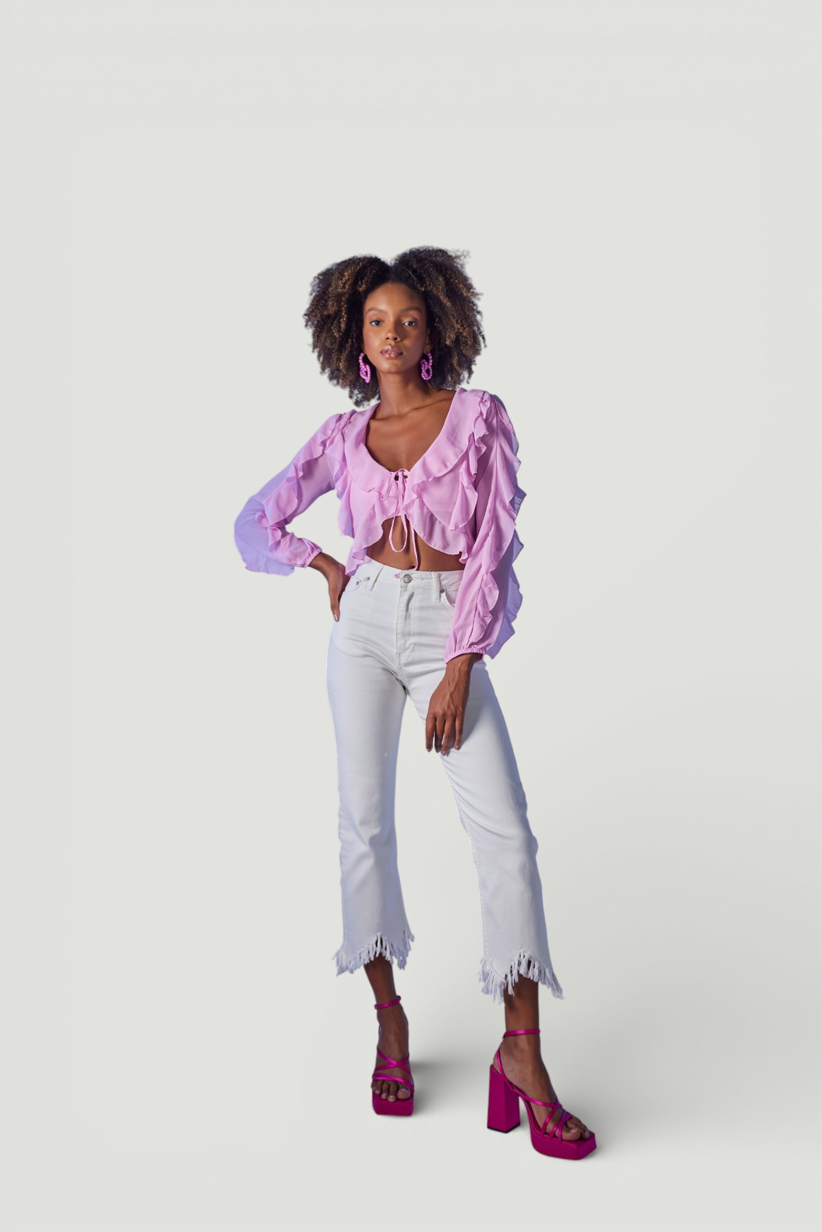Holly Lolly-Elsa Bluz, Pembe-Bluz-4-fleurdirect.live
