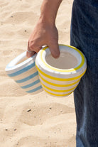 Home Studyo-Stripes 'Louis'- Lemon-Dekoratif Saksı-1-fleurdirect.live