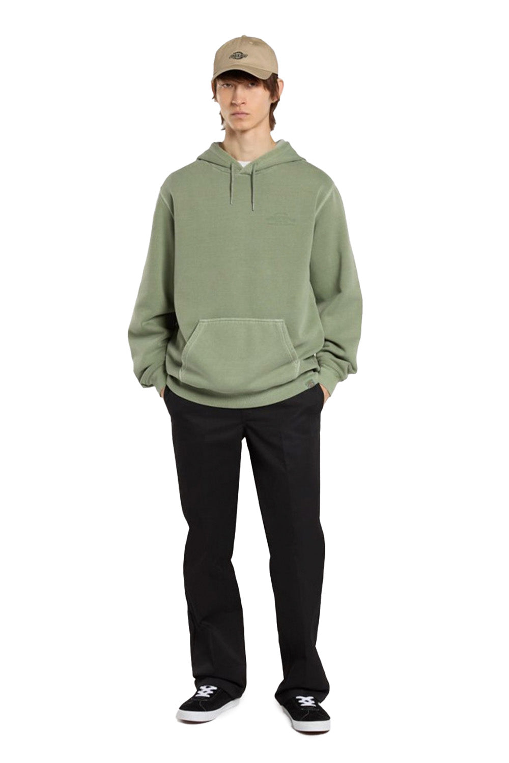 Dickies-Christiana Gd Erkek Kapüşonlu Yeşil Sweatshirt-Sweatshirts & Hoodies-3-fleurdirect.live