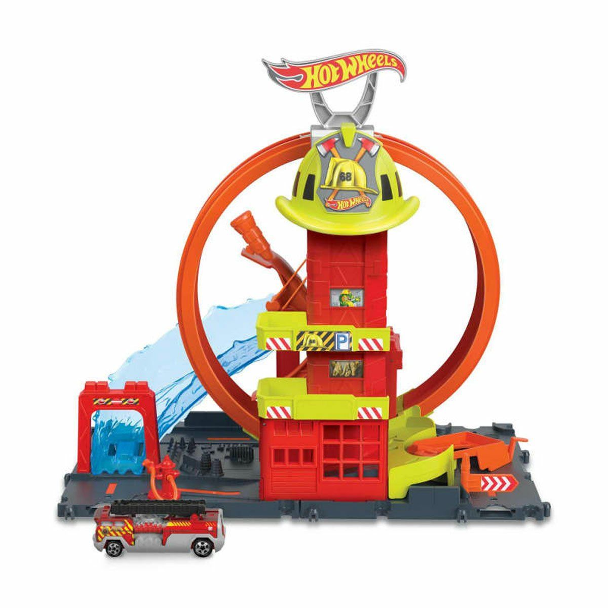 Hot Wheels-Çember Pistli İftaiye İstasyonu-Oyuncak Arabalar ve Setleri-1-fleurdirect.live