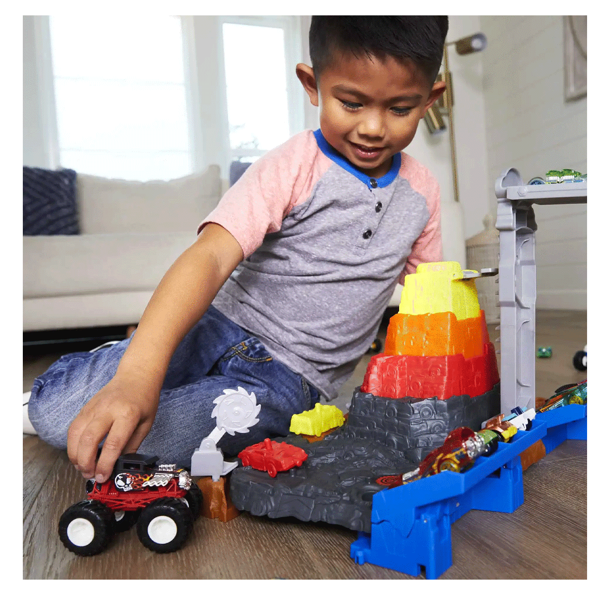 Hot Wheels-Monster Trucks Muhteşem Çarpışma Arenası-Oyuncak Arabalar ve Setleri-4-fleurdirect.live