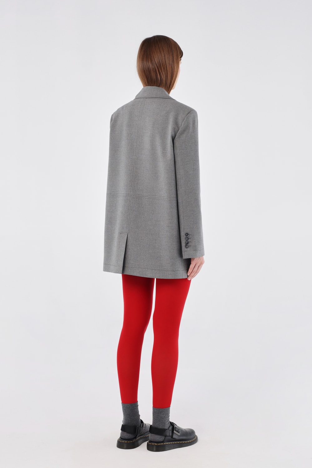 House of IKA-Geniş Kesim Viskon Blazer-Ceket-3-fleurdirect.live