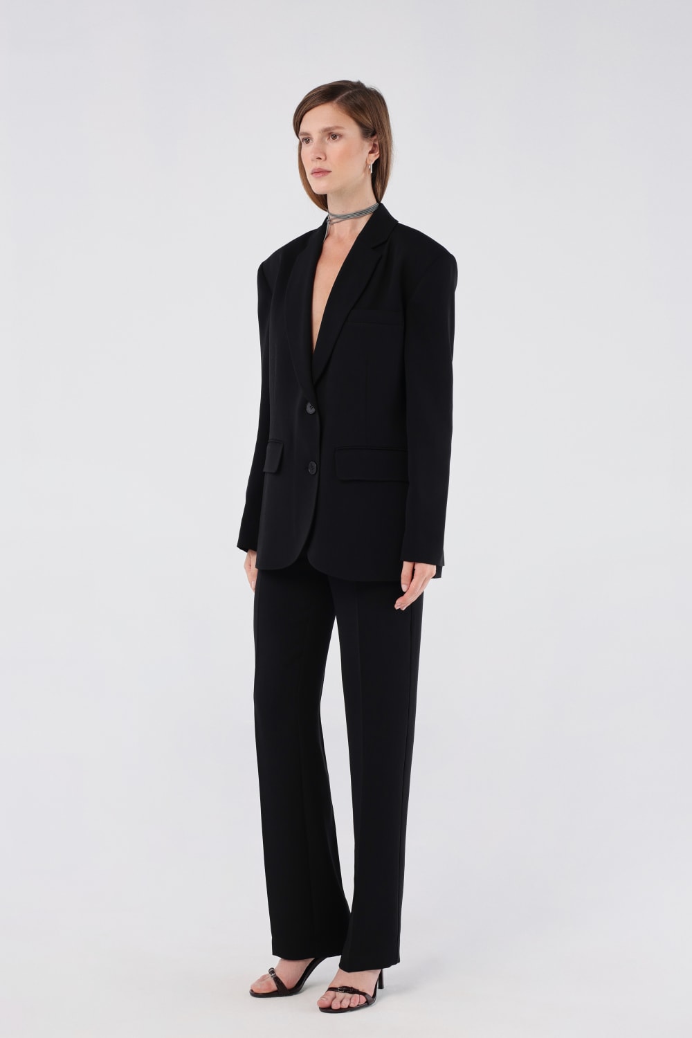 House of IKA-Klasik Kesim Blazer-Ceket-2-fleurdirect.live