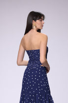 House of IKA-Puantiyeli Straplez Bluz-Bluz-3-fleurdirect.live