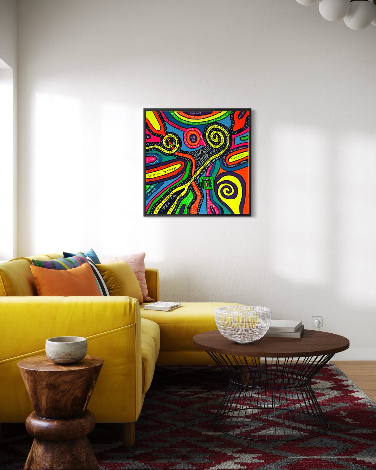 Lost Control Tablo | 80X80Cm