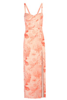 Yasemin Karagülle-Madonna Dress / Orange-Elbise-1-fleurdirect.live