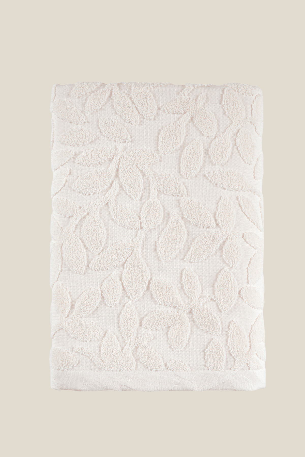 İRYA-Allesi %100 Pamuk Banyo Havlusu 70X140Cm Ekru-Havlu & Havlu Setleri-4-fleurdirect.live