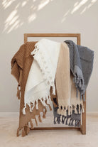 Ege %100 Pamuk 2'Li Banyo Havlu Seti 80X150 Cm Bright Ecru