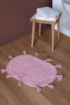 İRYA-Lampetie | Elora Tekli Banyo Paspası 40X60 Pembe-Paspas-1-fleurdirect.live