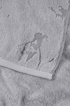 İRYA-Marble %100 Pamuk Jakarlı Büyük Banyo Havlusu 90X150 Cm Gri-Havlu & Havlu Setleri-6-fleurdirect.live