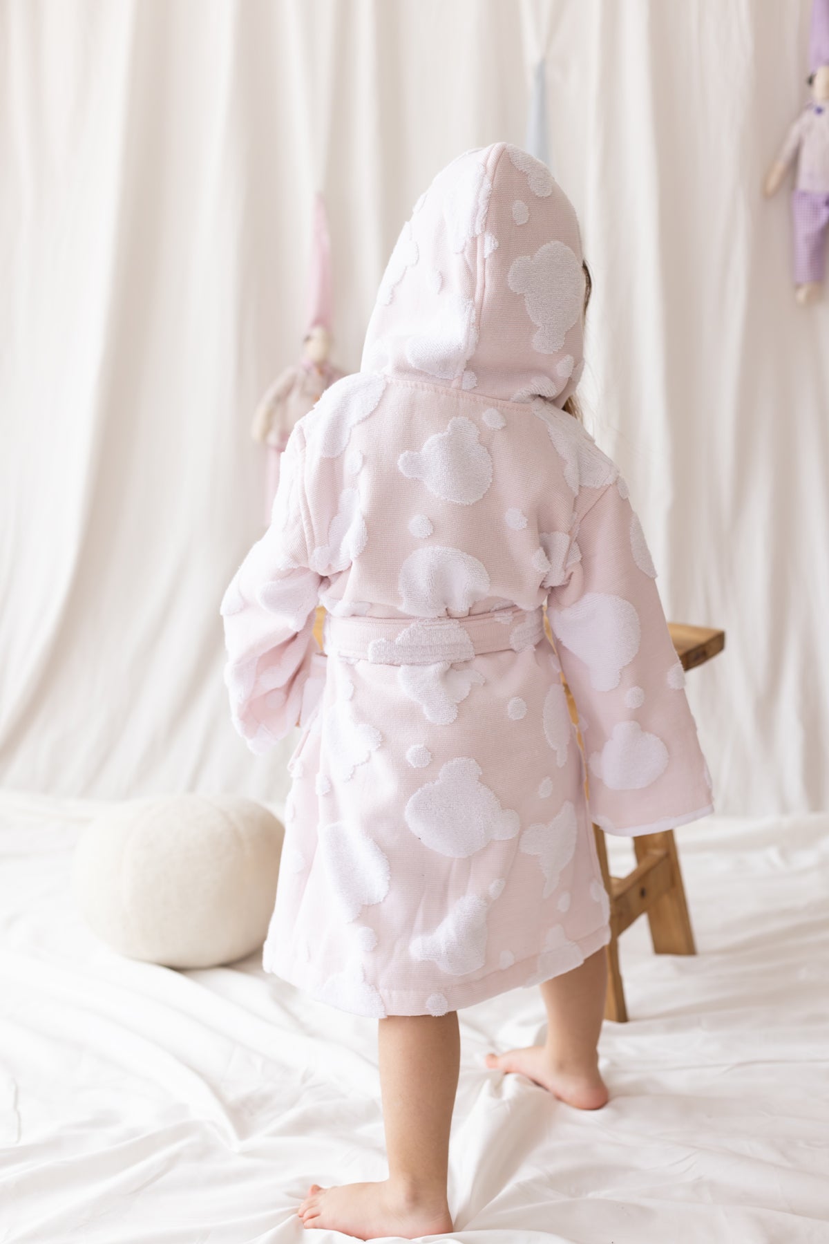 İRYA-My Little Bear Çocuk Bornoz Pembe-Bornoz-3-fleurdirect.live