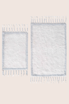 İRYA-Root 2’Li Takım Banyo Paspası %100 Pamuk 40X60+60X90 Cm Buz Mavi-Paspas-2-fleurdirect.live