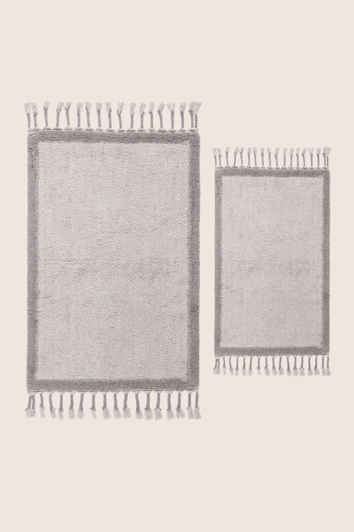 İRYA-Root 2’Li Takım Banyo Paspası Bambu 40X60+60X90 Cm Koyu Gri-Banyo Paspası-4-fleurdirect.live