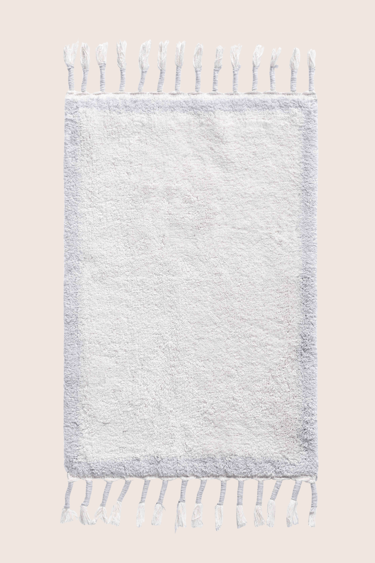 İRYA-Root Tekli Banyo Paspası %100 Pamuk 50X80 Cm Buz Mavi-Paspas-3-fleurdirect.live