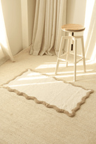 İRYA-Scallop Tekli Banyo Paspası Bambu 60X100 Bej-Paspas-5-fleurdirect.live