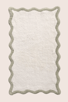 İRYA-Scallop Tekli Banyo Paspası Bambu 60X100 Yeşil-Paspas-4-fleurdirect.live