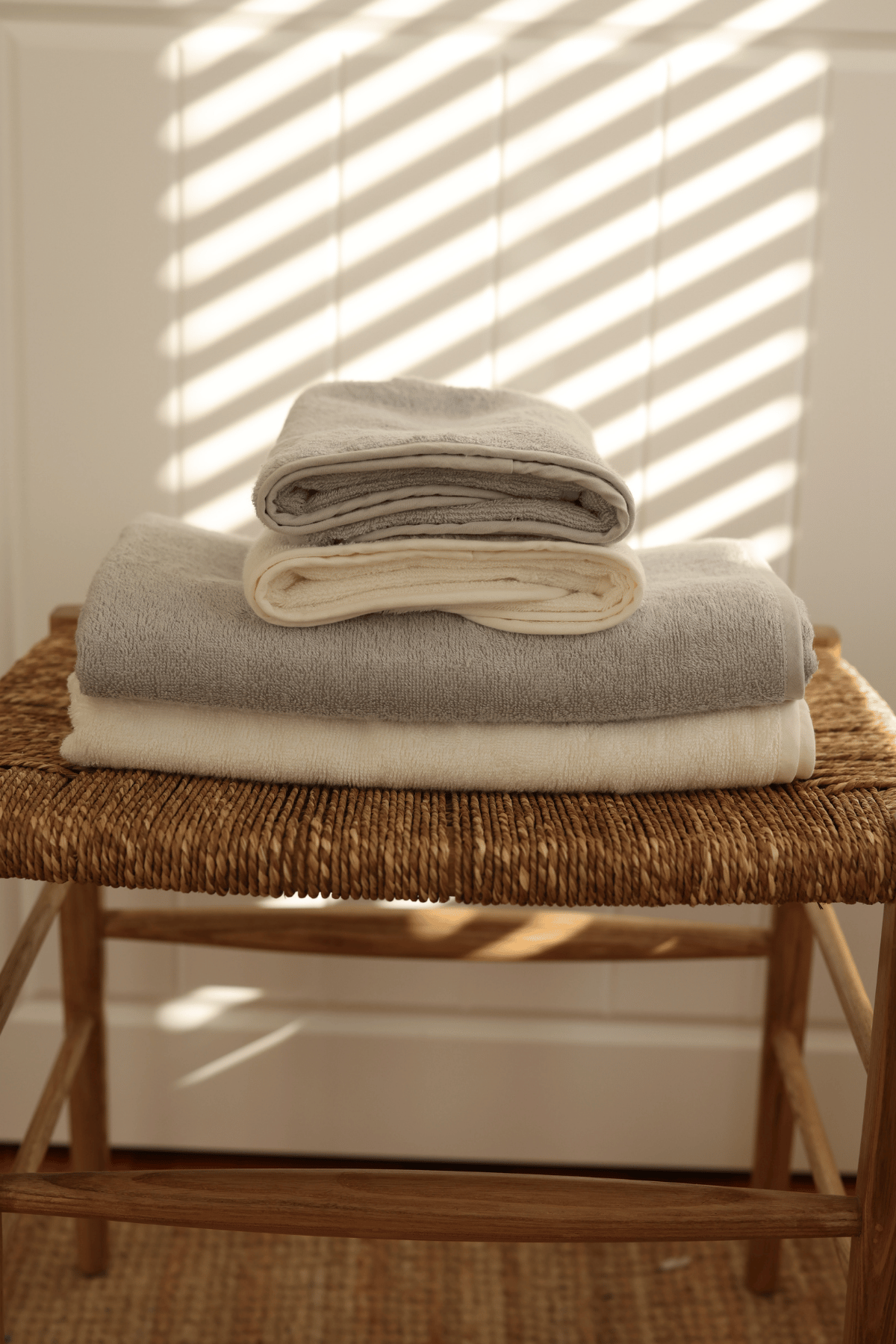 İRYA-Sedef Bambu Banyo Havlusu 70X140 Cm Ekru-Havlu & Havlu Setleri-2-fleurdirect.live
