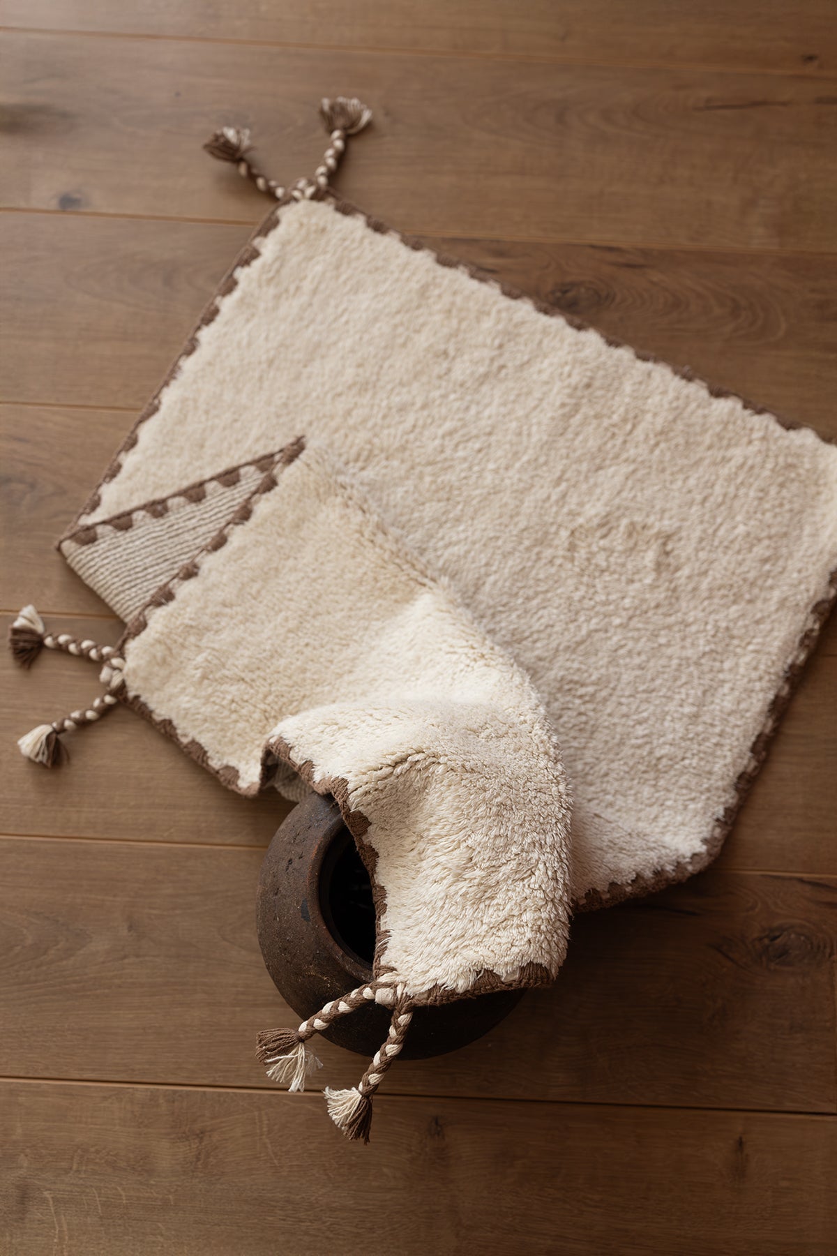 İRYA-Vina Tekli Banyo Paspası Bambu 60X100 Cm Açık Bej-Paspas-3-fleurdirect.live