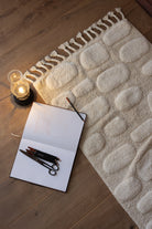 İRYA-Wall Tekli Banyo Paspası %100 Pamuk 60X100 Cm Ekru-Paspas-2-fleurdirect.live