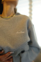 Iamlovein-Gray Marl Sweatshirt-Sweatshirts & Hoodies-5-fleurdirect.live